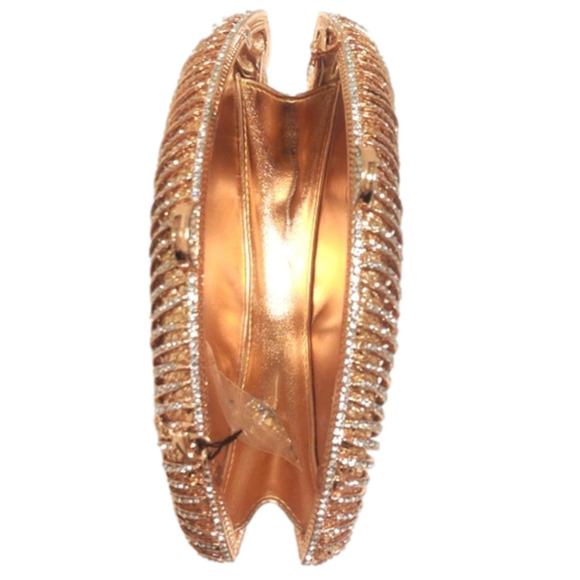 Evil Eye Rhinestone Bling Purse | Sparkly Structured Handbag NIB - Picture 6 of 12